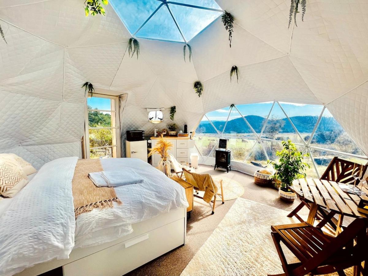 Glamping Hohe Wand - Zelt Mit Sternenfenster Und Whirlpool Otel Maiersdorf Dış mekan fotoğraf