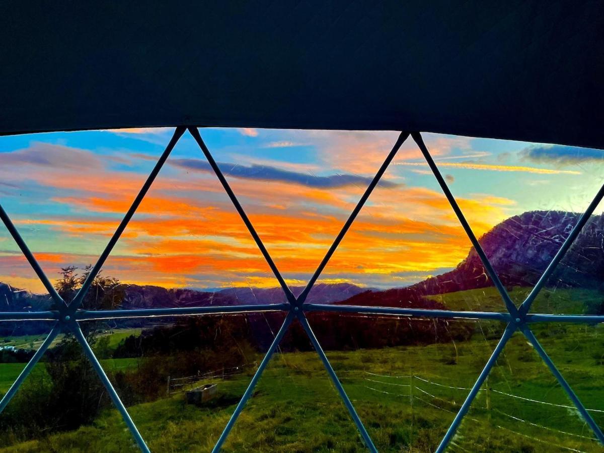 Glamping Hohe Wand - Zelt Mit Sternenfenster Und Whirlpool Otel Maiersdorf Dış mekan fotoğraf